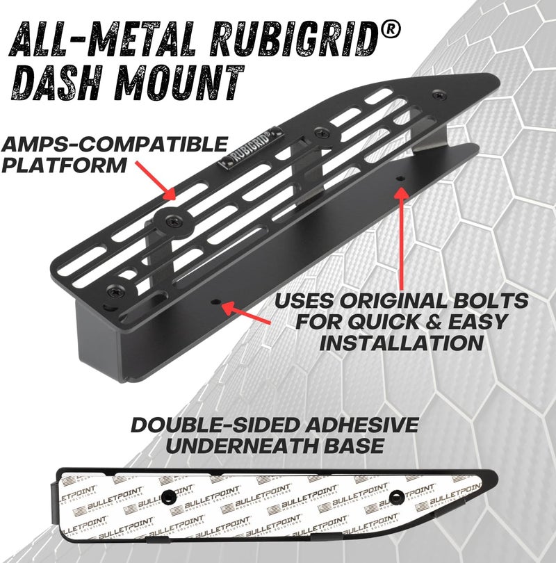 Bulletpoint RubiGrid Metal Dash Mount Phone Holder Compatible with 2022+ Chevrolet Silverado & GMC Sierra - Image 4